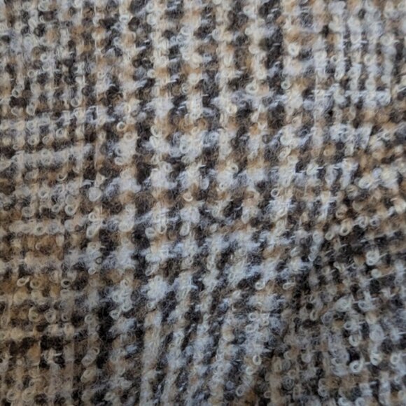 GIL BRET Soft Virgin Wool Long Button Down Trench Pea Coat size 12 - Picture 4 of 8